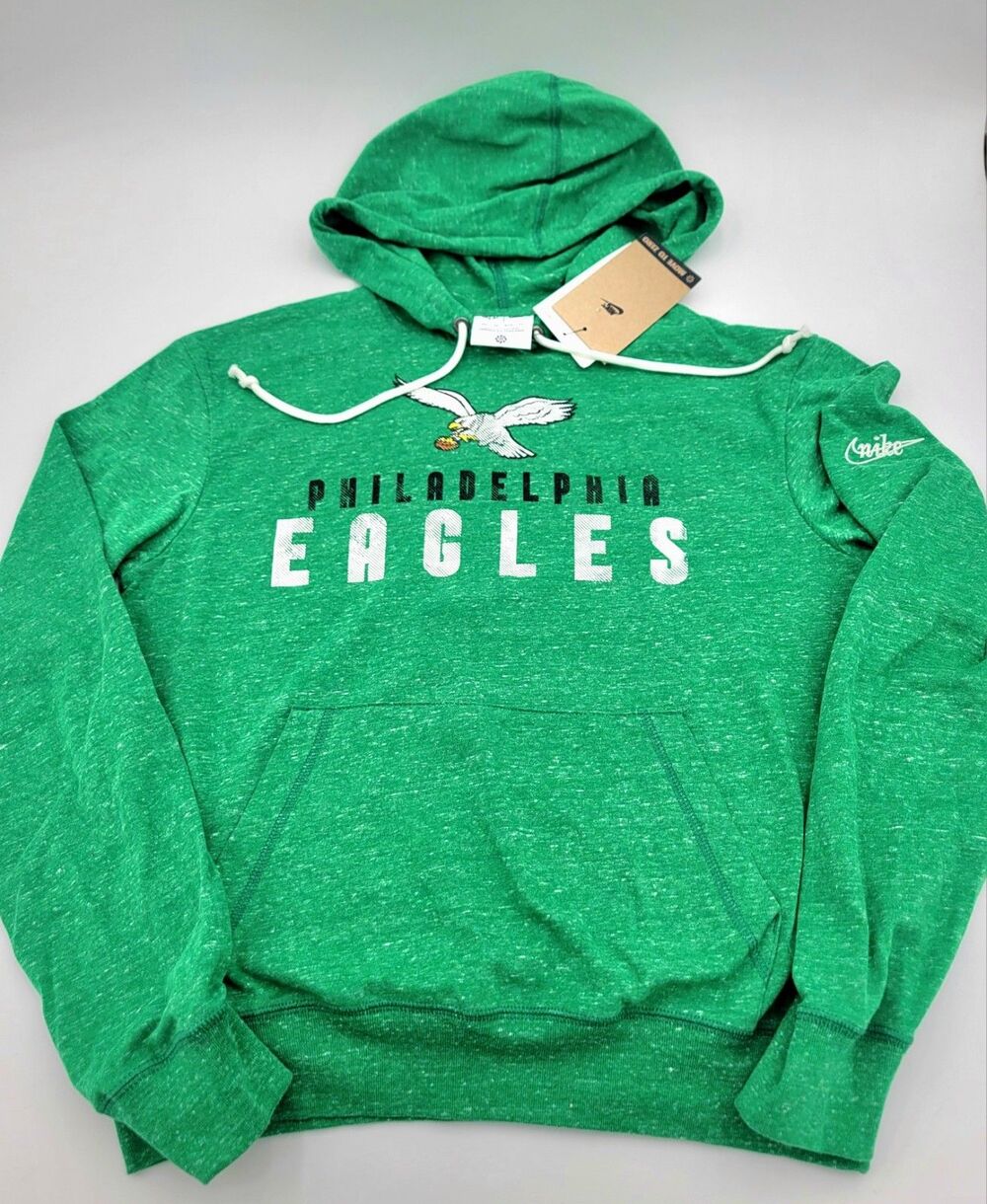 Nike Philadelphia Eagles Rewind Gym Vintage Pullover Hoodie Women's XS NWT